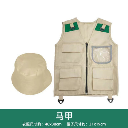 Children's outdoor adventure insect observation box parent-child interactive camping set play house toys holiday gifts wholesale